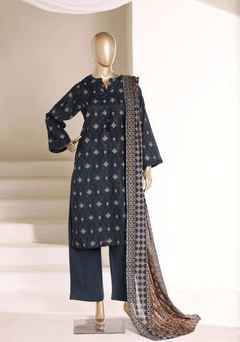 SADABAHAR Luxury Printed Lawn | 3 Piece Stitched Suit D-3