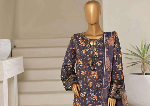 Malika Festive Collection Vol 4 Stitched 3 Piece Sadabahar -04