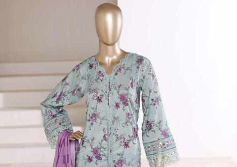 Sadabahar Festive Embroidered Lawn Stitched 3 Piece Suit D-4