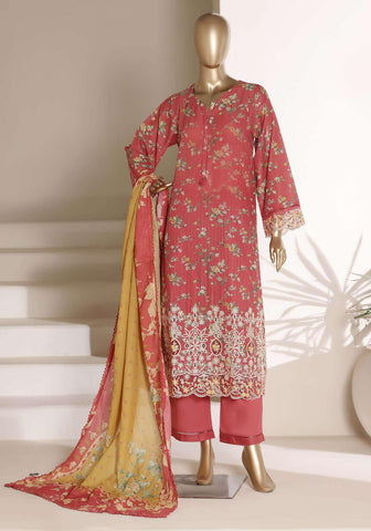 Amyrah by Sadabahar | Embroidered Lawn 3 Piece Stitched Suit D-4