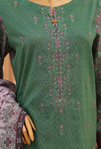 ASASA by HZ Textiles | Digital Printed Embroidered 3 Piece Unstitched Lawn Suit D-6