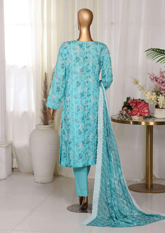 Dhagakari by HZ Textiles | Embroidered 3 Piece Unstitched Lawn Suit D-2
