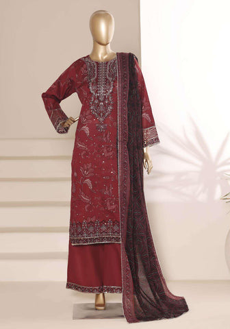 Regal by Sadabahar | Embroidered Festive 3 Piece Stitched Lawn Suit D-3