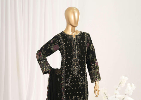 Afsanay by Sadabahar Embroidered Chiffon Stitched 3 Piece Suit D-2