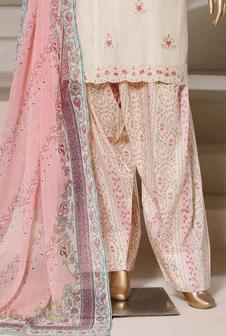 Eclair by Sadabahar | Embroidered Lawn 3 Piece Stitched Suit D-1