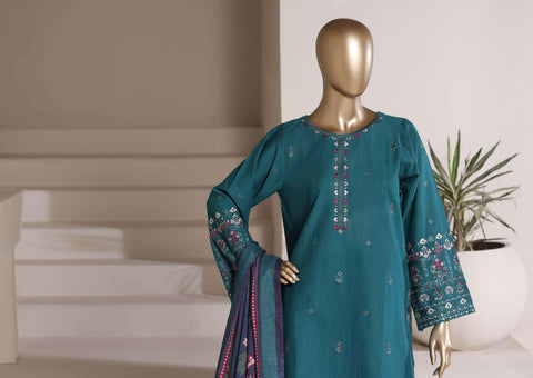 Eclair by Sadabahar | Embroidered Lawn 3 Piece Stitched Suit D-4