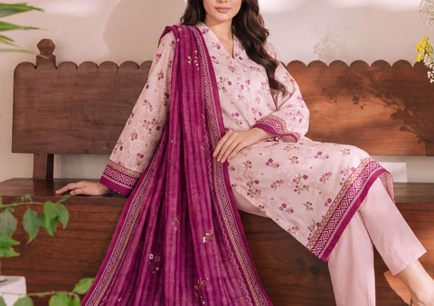 Daman Exclusive by VS Textiles | Printed Cambric 3 Piece Unstitched Suit D-2