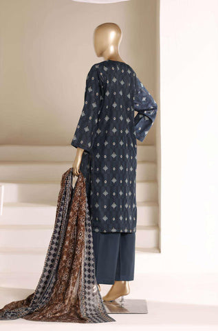 SADABAHAR Luxury Printed Lawn | 3 Piece Stitched Suit D-3