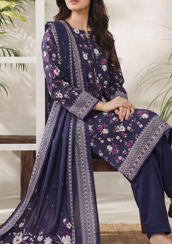 Daman Exclusive | Printed Lawn 3 Piece Unstitched Suit D-2