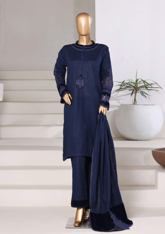 Sadabahar Premium Emb Cross Texture RTW 3 Piece Suit D-5