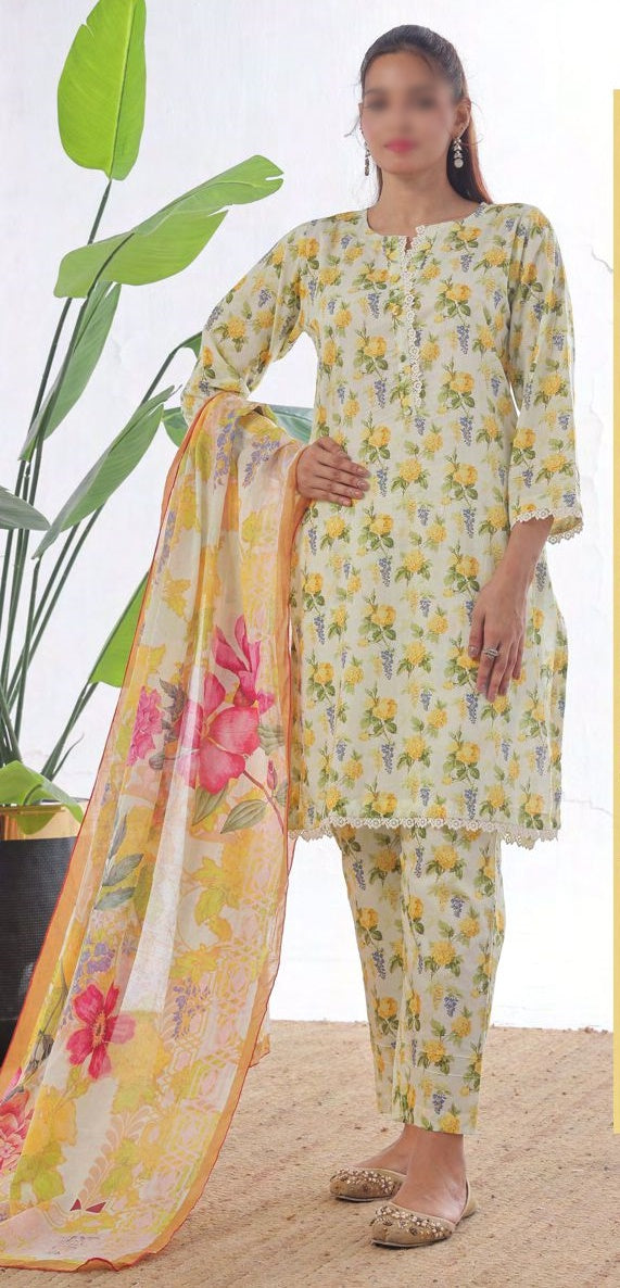 Tresor Separates Collection Unstitched 3Pcs By Saphron D-15