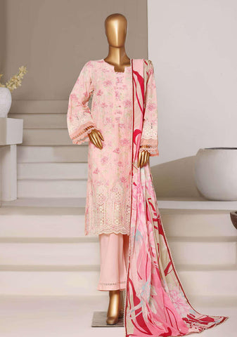 Luxury Lawn Chikankari Embroidered 3 Piece Stitched Collection By Sadabahar D-5