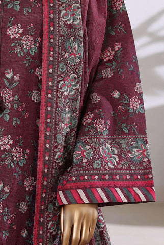 Sadabahar Printed Khaddar With Shimmer Ready To Wear 3Pc D-3