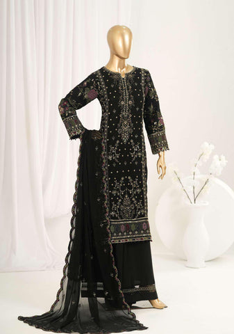 Afsanay by Sadabahar Embroidered Chiffon Stitched 3 Piece Suit D-2