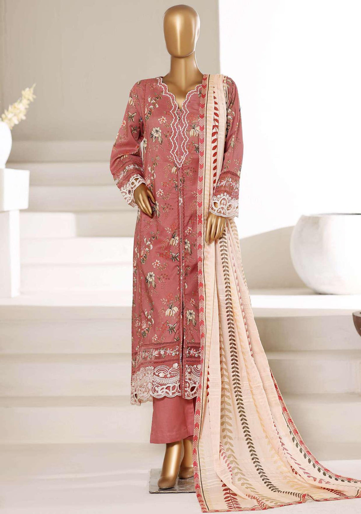 LUXURY EMBROIDERY LAWN FESTIVE COLLECTION 2026 BY SADABAHAR D-1