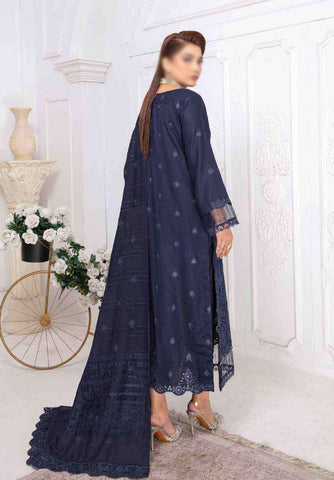 Chaap Shimmery Chikankari Embroidery By Sobia Waseem D-01