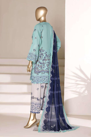 Sadabahar Vol-07 | Printed Lawn 3 Piece Stitched Suit D-4