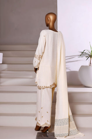 Sadabahar Vybe Emb Dhanak Stitched 3 Piece Suit D-5