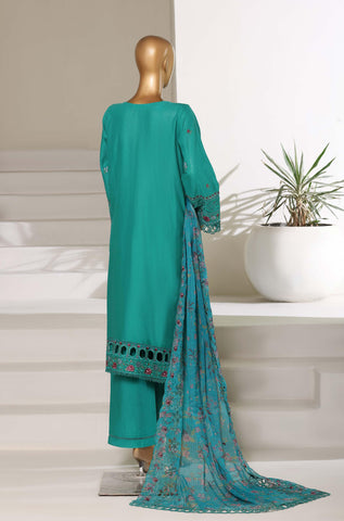 LUXURY EMBROIDERY LAWN FESTIVE 3PIECE STITCHED COLLECTION BY SADABAHAR D-5