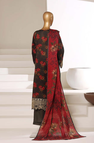 Luxury Lawn Signature  Heavy Embroidered 3 Piece Stitched Suit By Sadabahar D-5