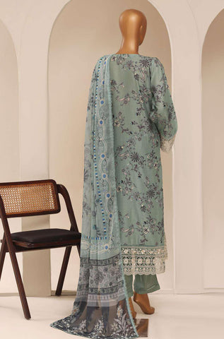 Sadabahar Signature Embroidered Stitched 3 Piece Suit D-4