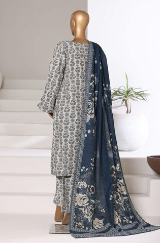 Printed Khaddar Vol-3 Stitched 3PC Collection By Sadabahar D-5