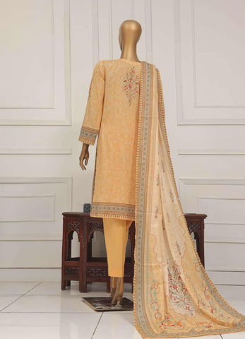 Asasa Vol1 Digital Embroidered Lawn 3Pcs Hz Tex D-02