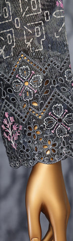 Elegant Embroidered Unstitched Collection Vol-02 By Hz D-05