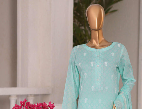 Nakshkari by HZ Textiles | Embroidered Lawn 3 Piece Unstitched Suit D-4