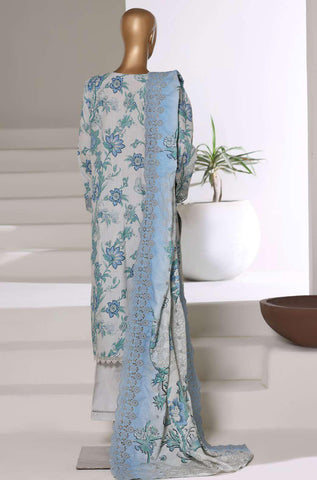 Laser Fusion Chikankari Khaddar 3Pc RTW Coll By Sadabahar D-4