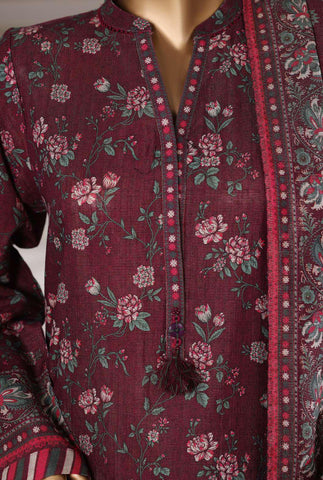 Sadabahar Printed Khaddar With Shimmer Ready To Wear 3Pc D-3