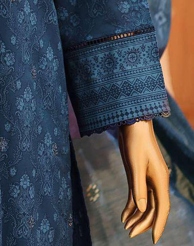Premium Venice by HZ Textiles | Festive Embroidered 3 Piece Unstitched Lawn Suit D-3