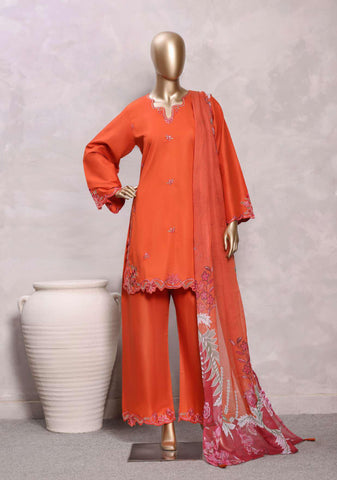 Sadabahar Eclair Embroidered Lawn Stitched 3 Piece Suit D-3