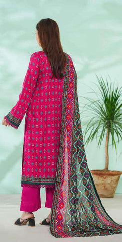 VS DAMAN Exclusive Printed Lawn Unstitched 3 Piece Suit D-6