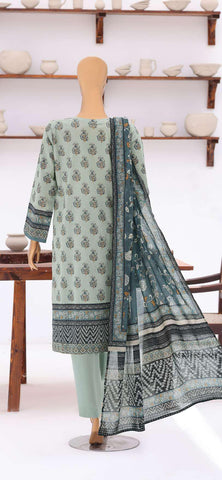 Platinum Jaipuri Prints by HZ Textiles | Digital Printed Lawn 3 Piece Unstitched Suit D-2