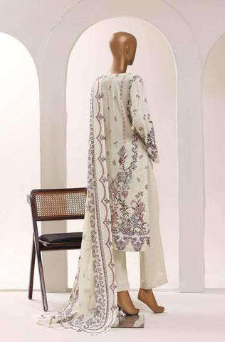 Sadabahar Printed Lawn Vol-12 | Printed Lawn 3 Piece Stitched Suit D-4