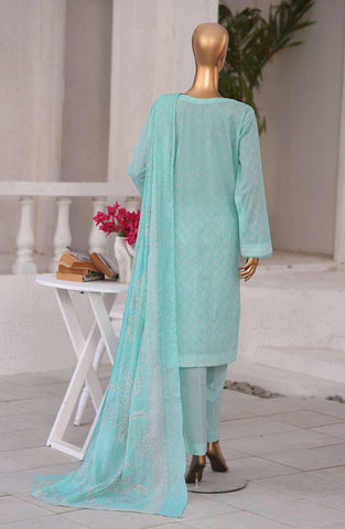 Nakshkari by HZ Textiles | Embroidered Lawn 3 Piece Unstitched Suit D-2