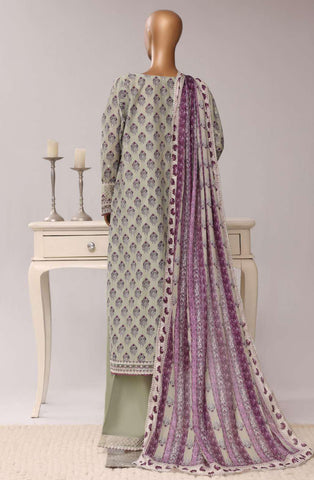 Regal by Sadabahar Vol-3 | Embroidered Lawn 3 Piece Stitched Suit D-4
