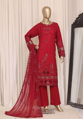 Sadabahar Luxury Embroidered Cotton Stitched 3 Piece Suit D-2