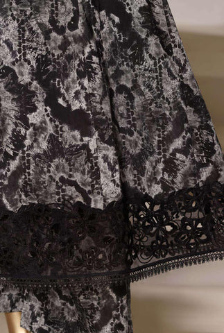 Sadabahar Peplum Luxury | Embroidered Lawn 3 Piece Stitched Suit D-1