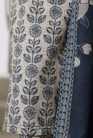 Printed Khaddar Vol-3 Stitched 3PC Collection By Sadabahar D-5