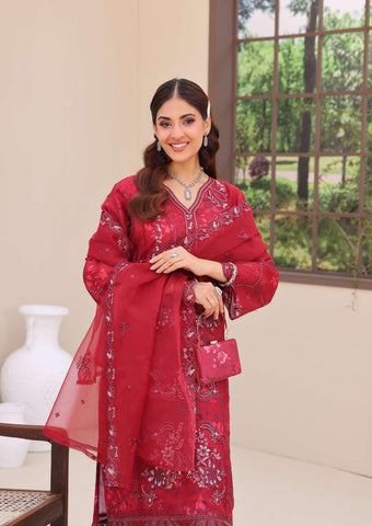 Eshaal Vol-2 Semi-Stitched Luxury Embellished Suit D-5