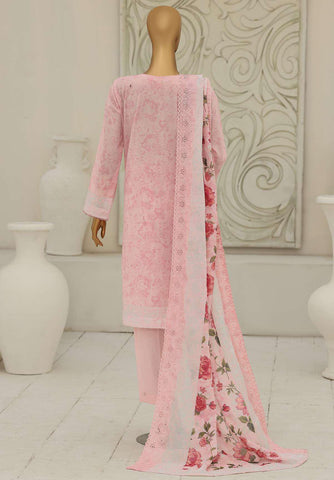 Premium Signature by HZ Textiles | Embroidered 3 Piece Unstitched Lawn Suit D-3