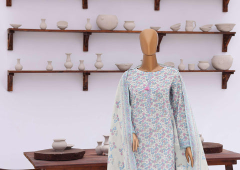 Everyday Prints by HZ Textiles | Printed Lawn 3 Piece Unstitched Suit D-2
