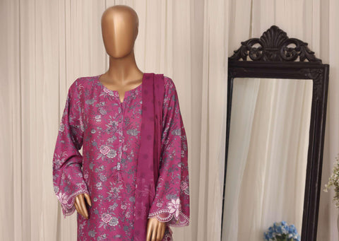 Raya by Sadabahar Collection-2 Embroidered Stitched 3 Piece Suit D-5