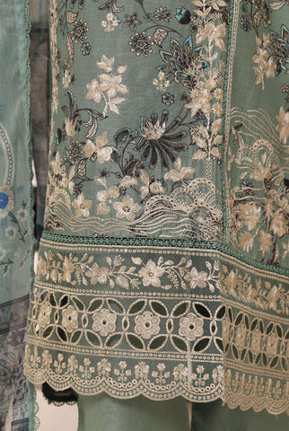 Sadabahar Signature Embroidered Stitched 3 Piece Suit D-4