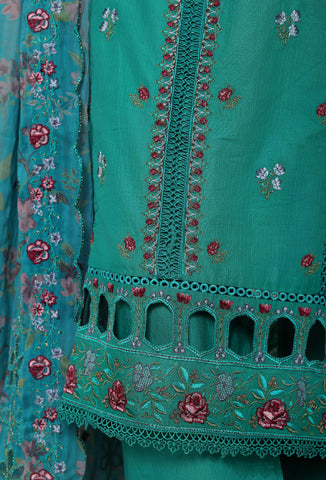 LUXURY EMBROIDERY LAWN FESTIVE 3PIECE STITCHED COLLECTION BY SADABAHAR D-5