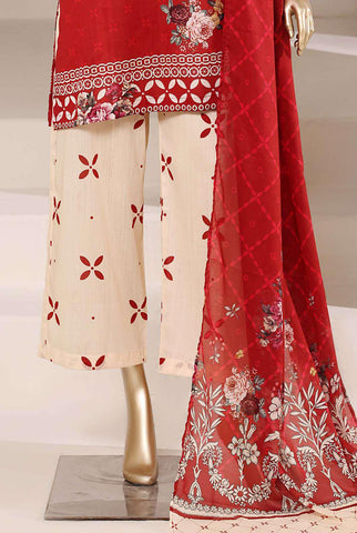 Sadabahar Vol-08 | Printed Lawn 3 Piece Stitched Suit D-4