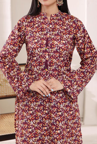 AIZAL | Digital Printed 2 Piece Stitched Lawn Suit D-6