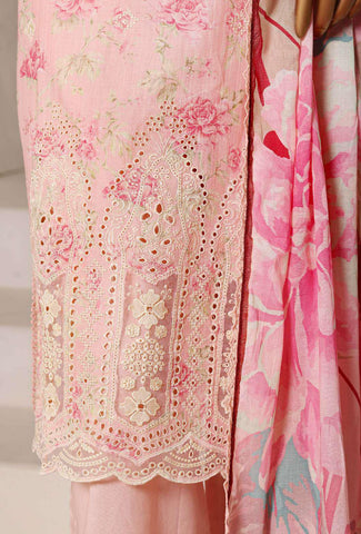 Luxury Lawn Chikankari Embroidered 3 Piece Stitched Collection By Sadabahar D-5